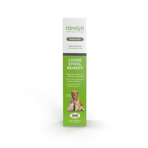 Tomlyn Firm Fast Loose Stool Remedy Chicken-Flavored Gel for Dogs and Cats (15 cc)