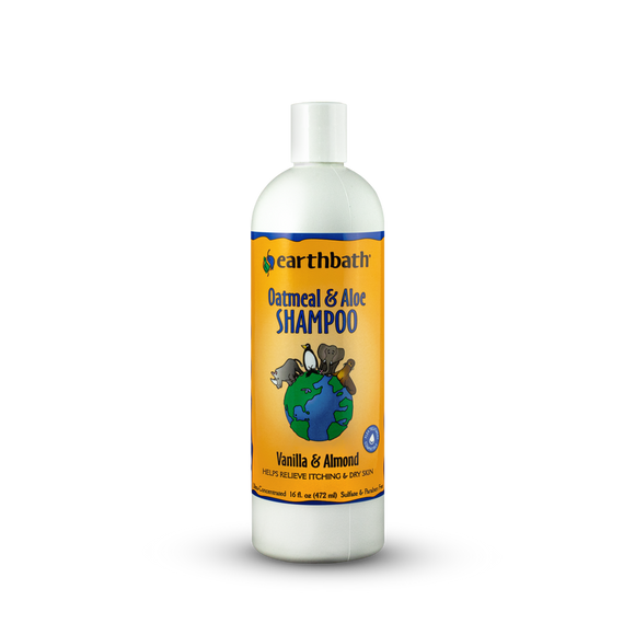 Earthbath Vanilla & Almond Oatmeal & Aloe Shampoo for Dogs and Cats