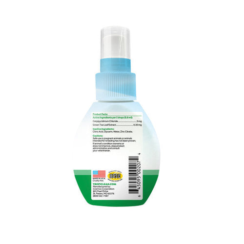 TropiClean Fresh Breath Oral Care Drops for Cats