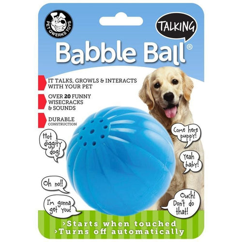 Pet Qwerks Talking Babble Ball (MEDIUM)