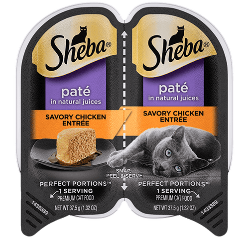 SHEBA® PERFECT PORTIONS™ Premium Paté Savory Chicken Entrée