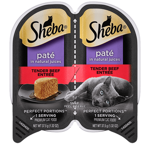 SHEBA® PERFECT PORTIONS™ Premium Paté Tender Beef Entrée