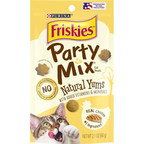 Friskies Party Mix Naturals Chicken Flavor Cat Treats