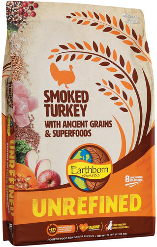 Earthborn Holistic Unrefined Smoked Turkey with Ancient Grains & Superfoods Dry Dog Food