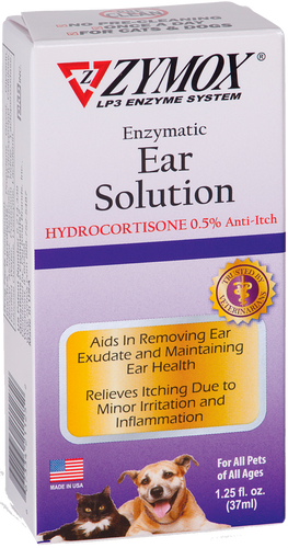 ZYMOX Enzymatic Ear Solution with 0.5% Hydrocortisone