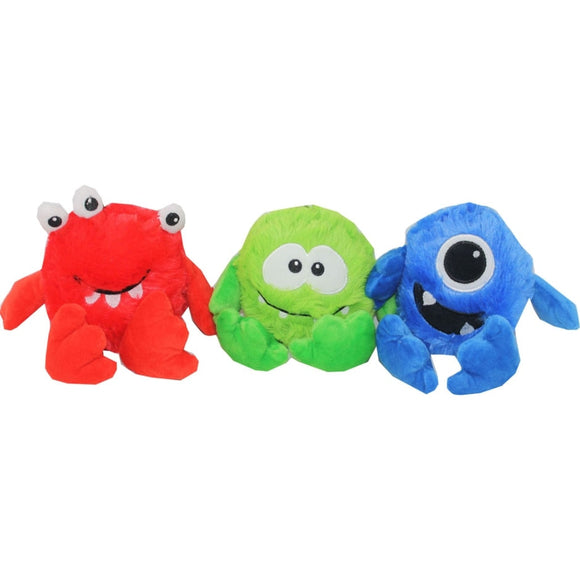 MULTIPET PLUSH MONSTERS W/LG SQUEAKER