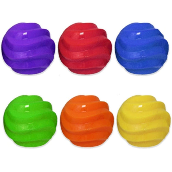 MULTIPET RUFF ENUFF RUBBER SPIRAL BALL